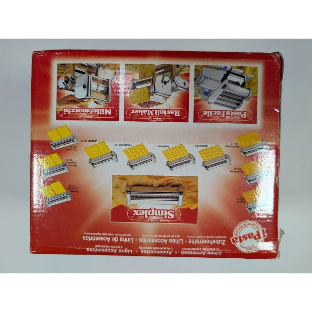 New Imperia Pasta Maker Machine SP-150 Made In Italy